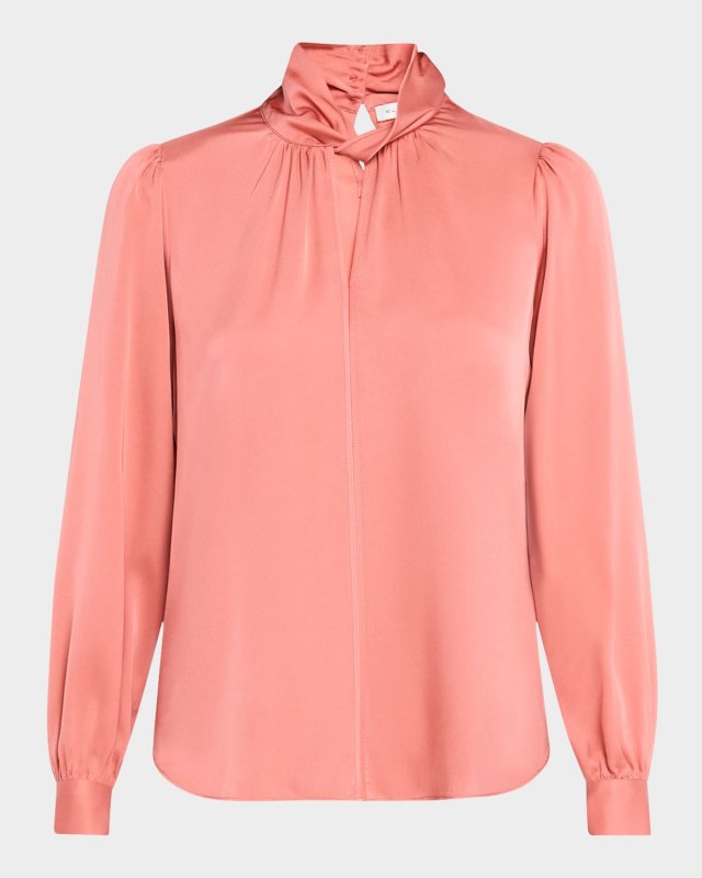 The Cora Cutout Twist-Front Blous